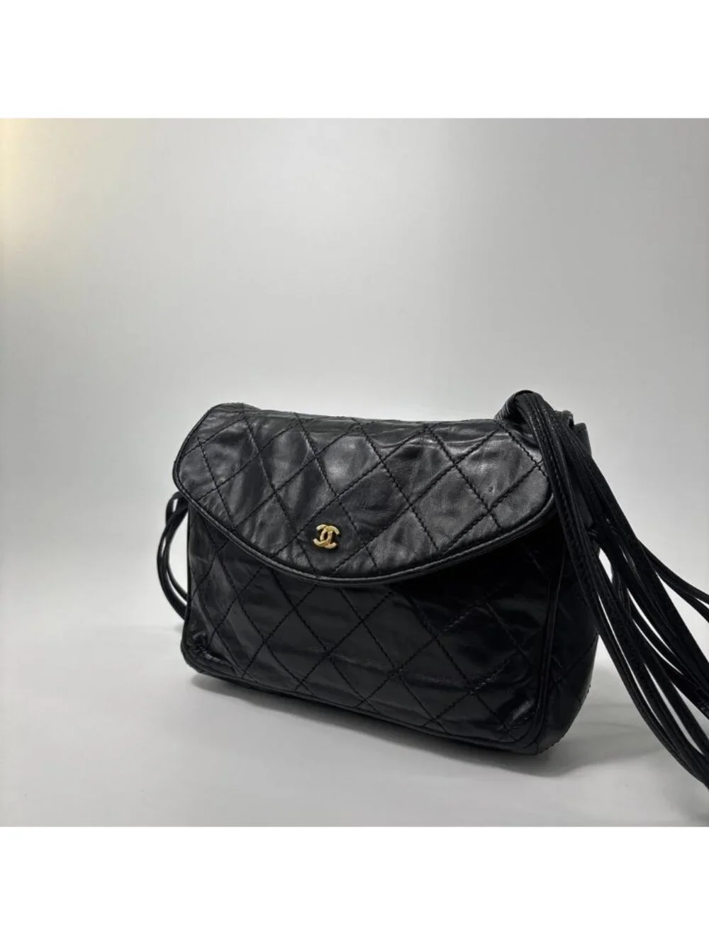 Chanel Super Lambskin Quilted Shoulder Bag Seal